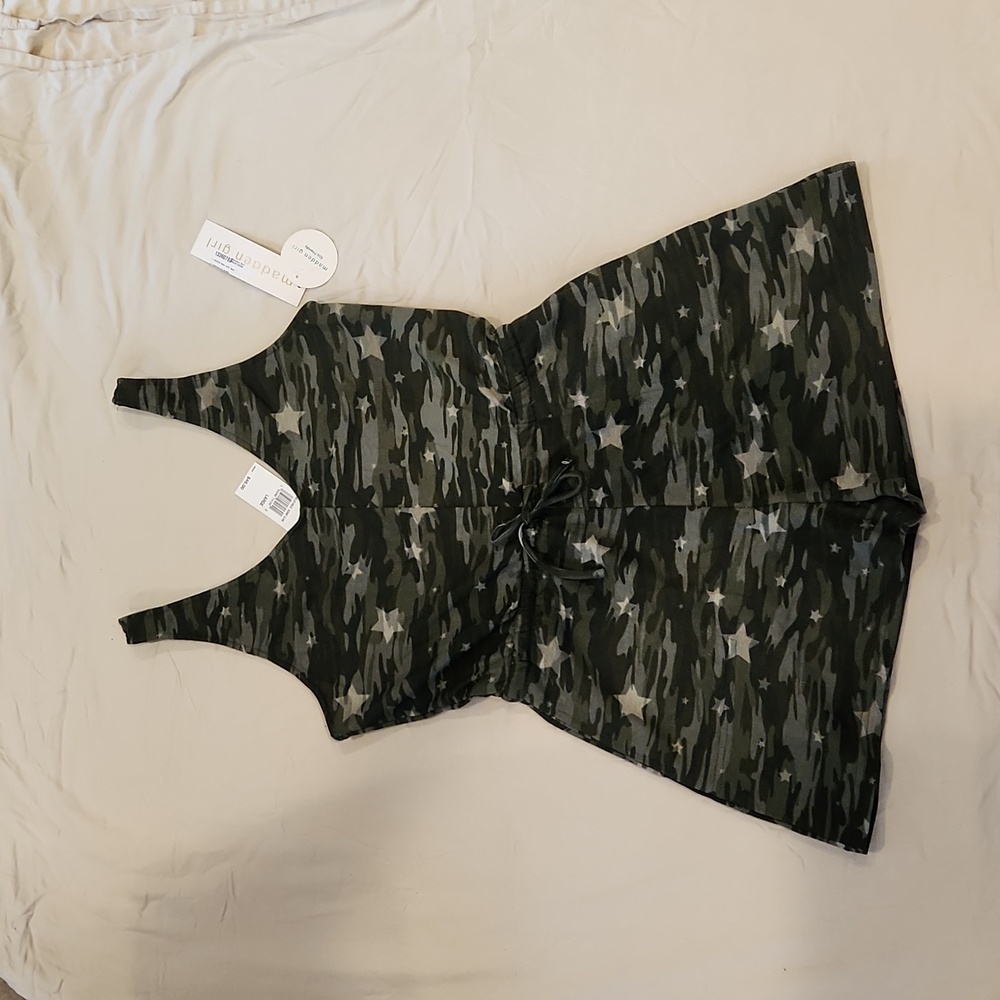 NWT Madden girl size Large Camouflage romper